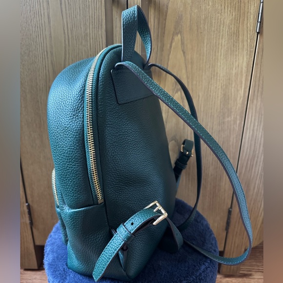 Michael Kors - Erin Medium Green Studded Backpack - Picture 5 of 15